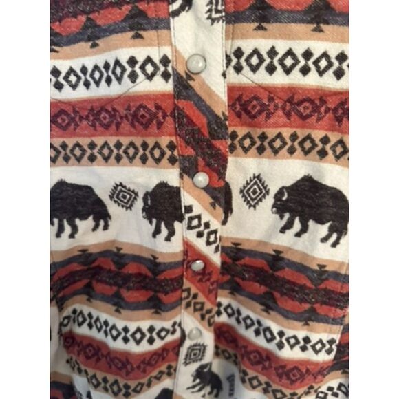 Outback Women's Lorelei Performance Western Buffalo Shirt Size SM - Picture 6 of 13